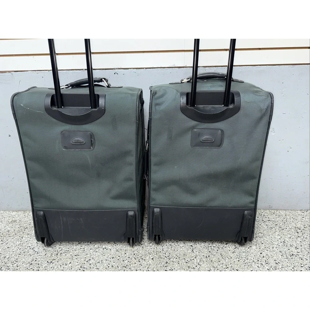 Samsonite Luggage 2 Pack Bundle Suitcase Gray Softside Wheeled 28x18x12 NICE!